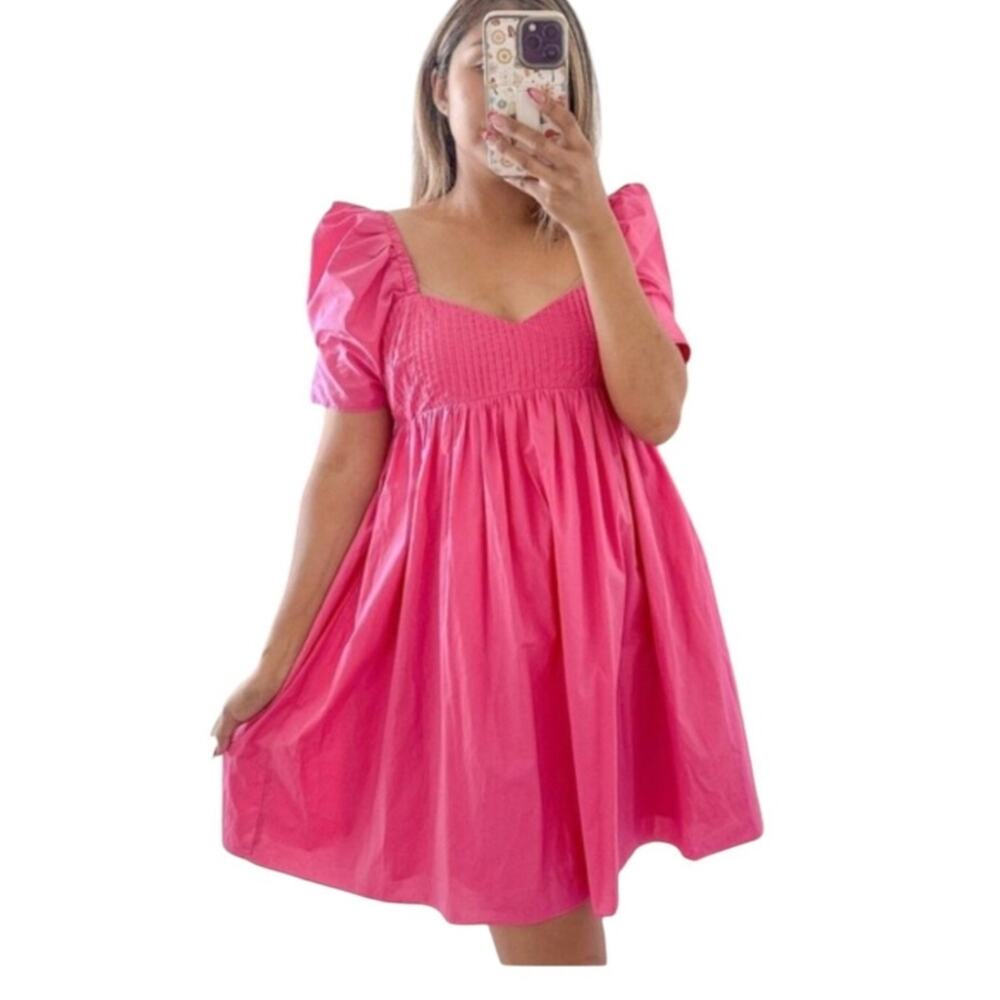 Tuckernuck Hyacinth House 
Mini Fuchsia French Dress